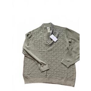 Tommy Bahama Men's Quarter Zip Sweater Size 2XLB